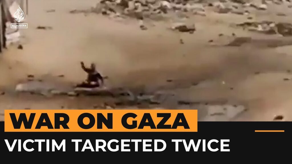 Crowd of Palestinians helping ‘shredded child’ come under attack in Gaza | Al Jazeera Newsfeed