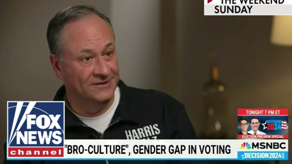 Kamala Harris’ husband claims Trump ‘hustling’ young male voters