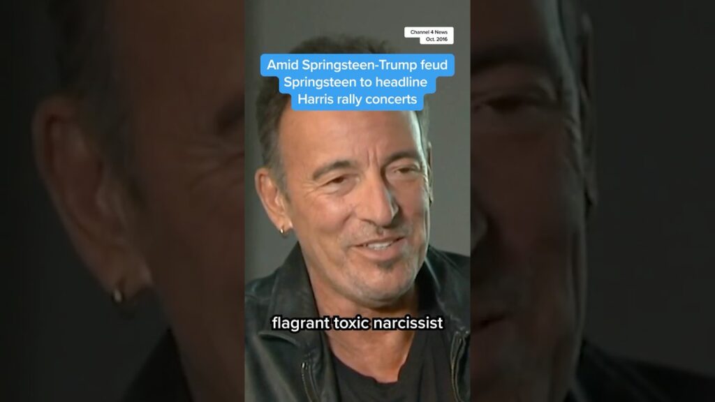 Amid Springsteen-Trump feud Springsteen to headline Harris rally concerts
