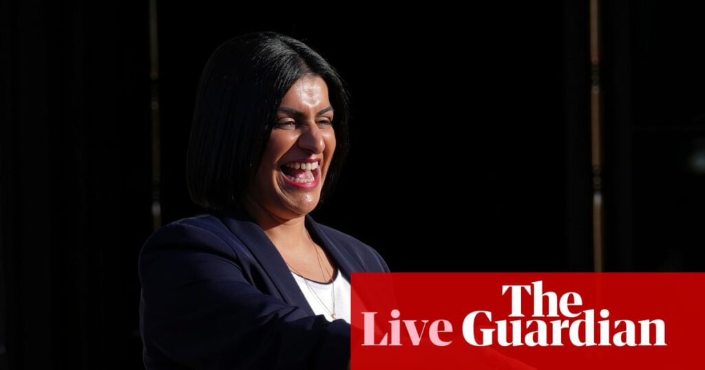 New home secretary Shabana Mahmood says she will not run for deputy leader after Labour accused of ‘stitch-up’ over contest – UK politics live | Politics