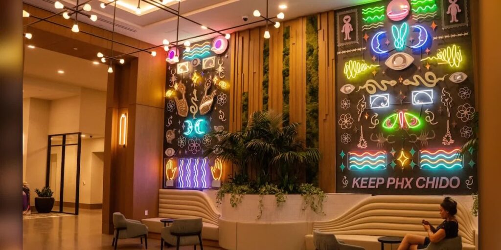 Phoenix artist creates one-of-a kind neon light installations