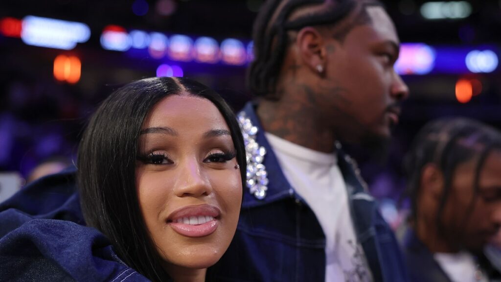 Stefon Diggs surprises Cardi B in celebration of her album amid his paternity drama