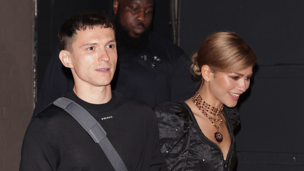 Zendaya Wears a Little Black Valentino Dress for Date Night