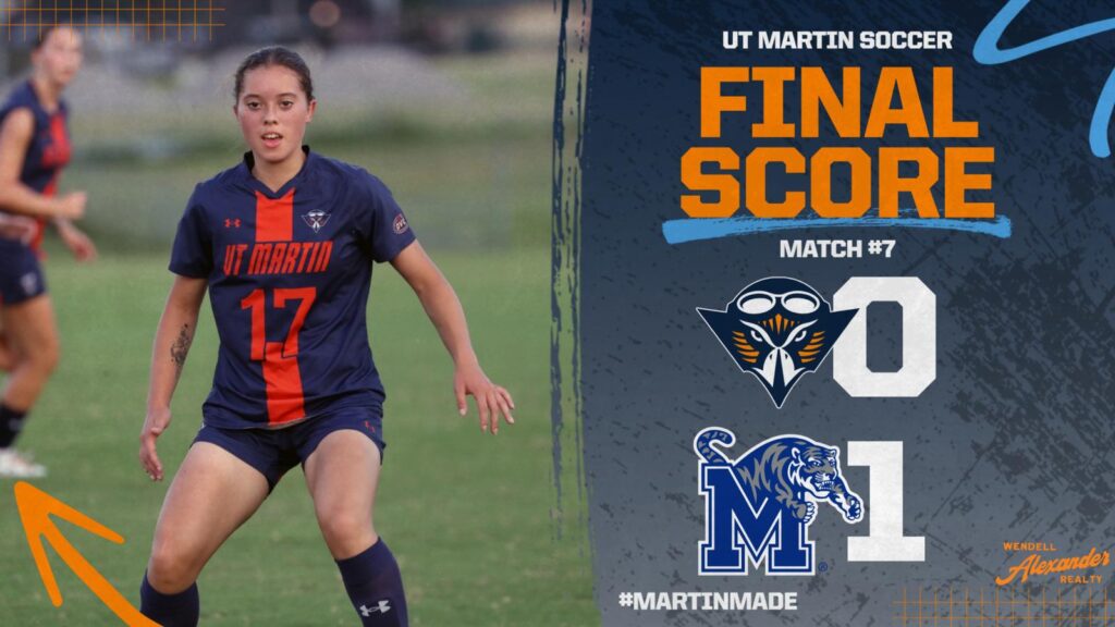Skyhawks Edged By #14 Memphis, 1-0