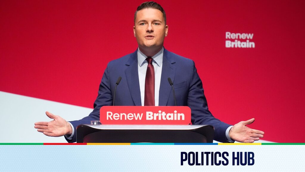 Labour conference latest: Labour will ‘send Farage packing’ at next election, says Streeting | Politics News