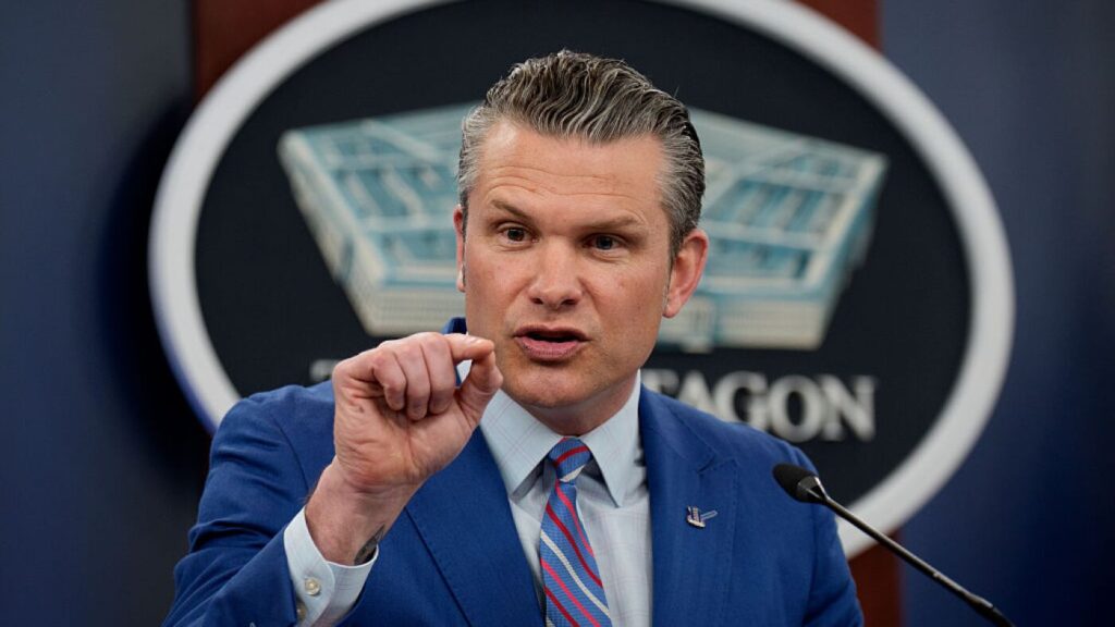 Defense Secretary Hegseth requires new ‘pledge’ for Pentagon reporters : NPR