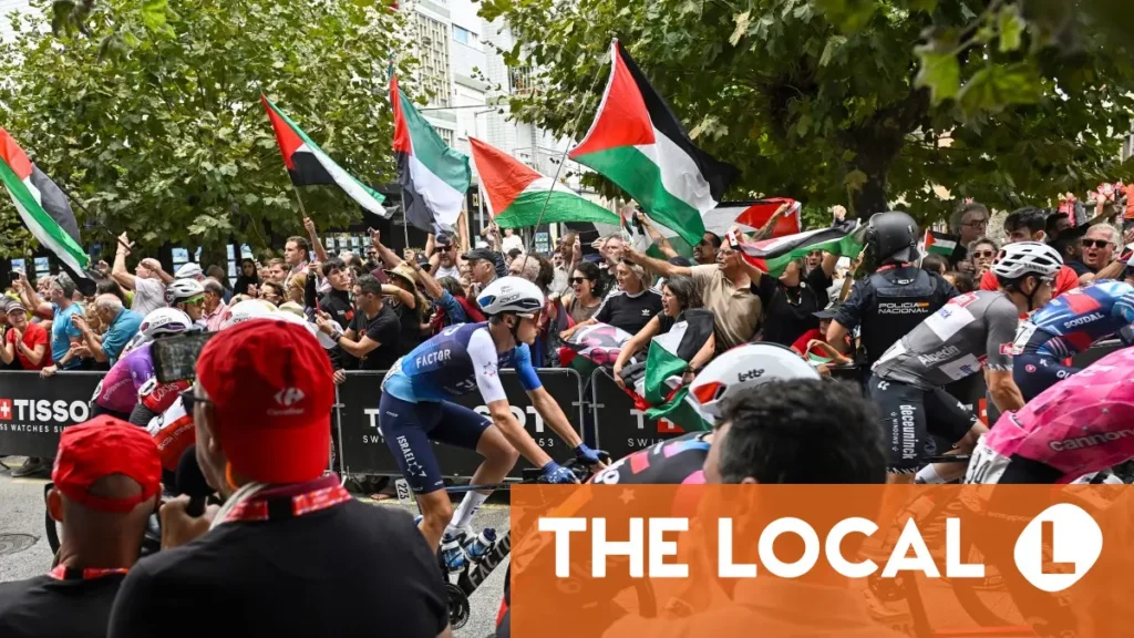 Why Spain’s top cycling race has been rocked by pro-Palestinian protests