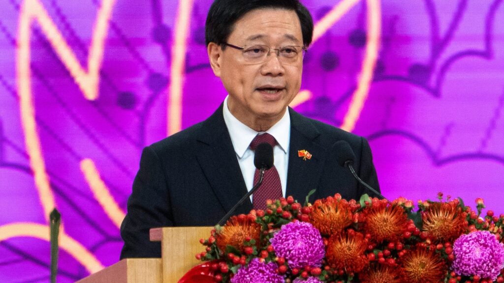 Hong Kong leader unveils plans to boost economy and nurture emerging industries beyond finance