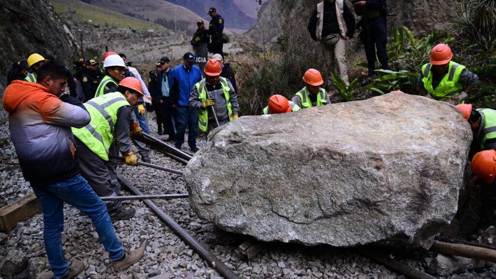 Hundreds of visitors STRANDED at Machu Picchu after only rail link to world wonder blocked by protesters in tourism row