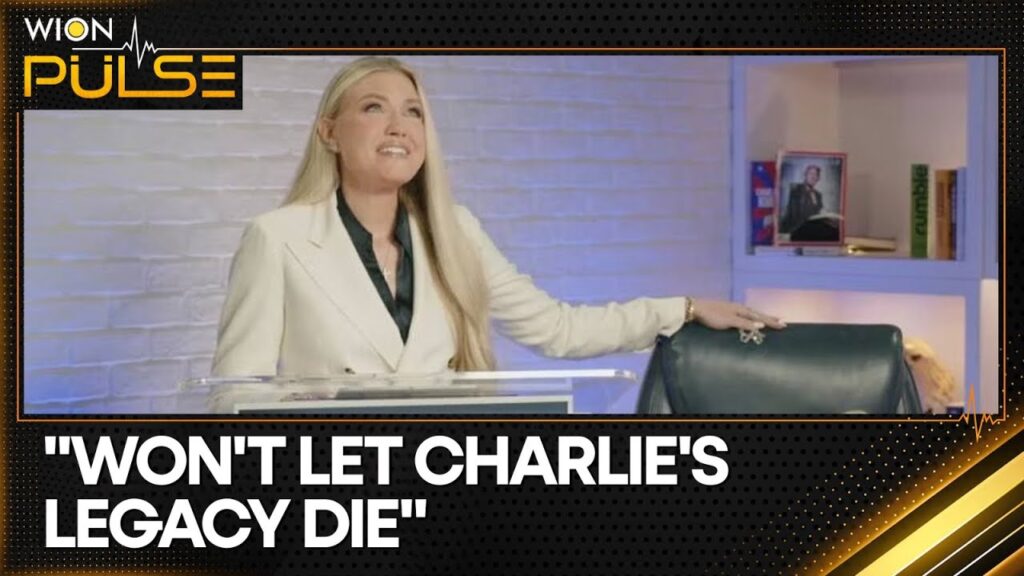 Erika Kirk Pays Emotional Tribute, Vows to Continue Charlie’s Mission | WION PULSE