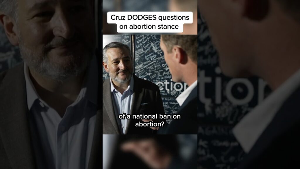 Ted Cruz DODGES questions on abortion stance