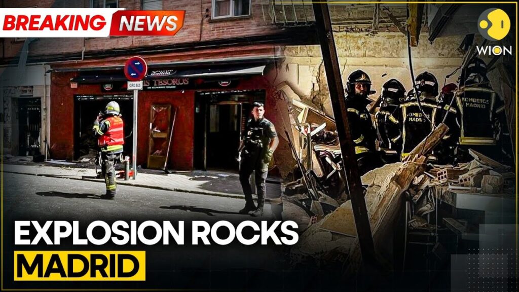 At Least 21 Injured After an Explosion at a Cafe in Spain’s Madrid | WION BREAKING