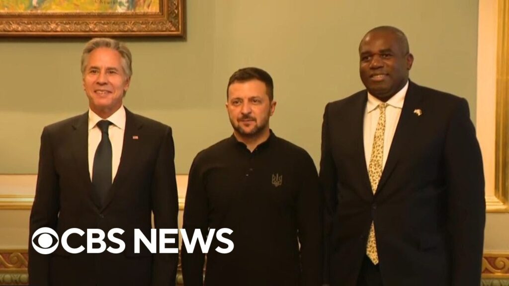 Blinken visits Kyiv with U.K. counterpart in show of support