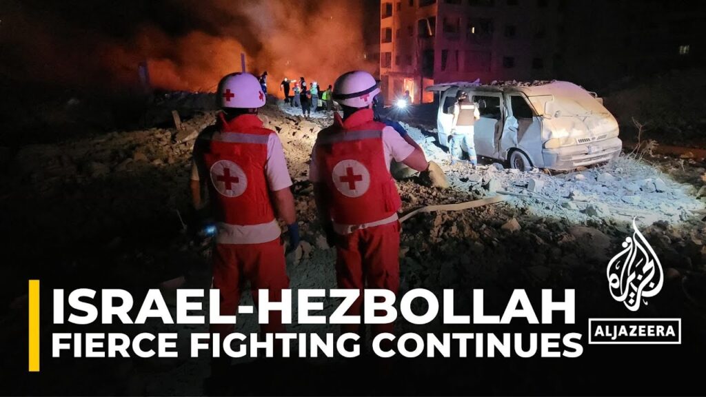 Fierce fighting between Hezbollah and the Israeli army continues