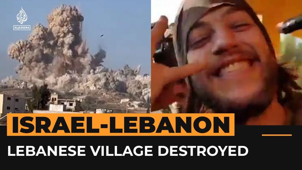 Israeli soldiers film themselves celebrating destruction of Lebanese village | Al Jazeera Newsfeed