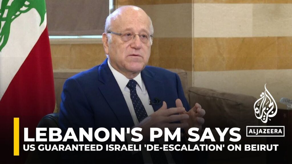 Lebanese PM: US assures reduction in Israeli bombings of Beirut, ceasefire talks ongoing