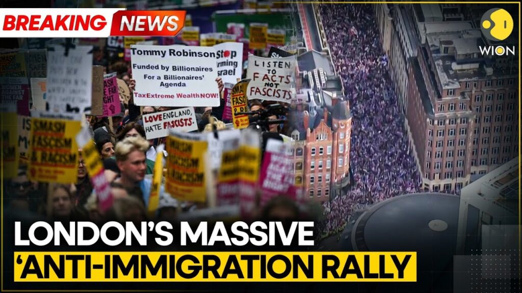 Happening Now: ‘Smash Racism’ And ‘Anti-Immigration’ Rally | WION BREAKING