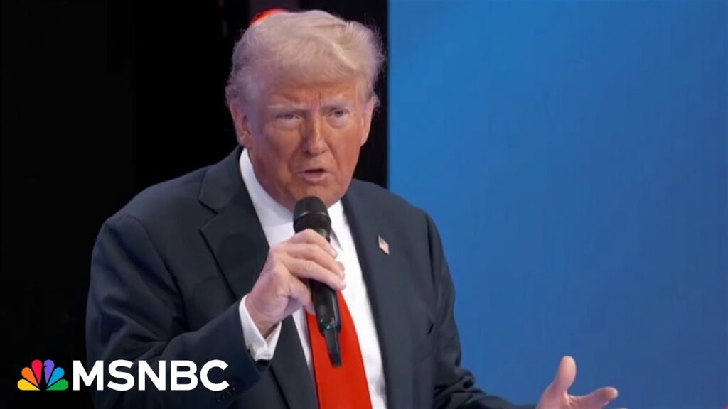 ‘The water, the sand, the mixing of the sand and the water’: Trump talks nonsense on climate