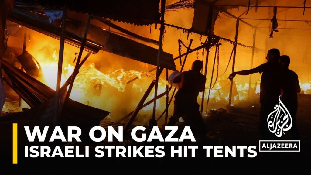 Deaths, injuries as Israeli military bombs displacement tents in Gaza’s Al-Aqsa Hospital