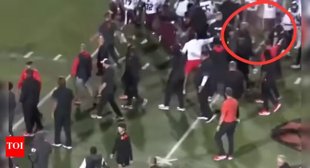 ‘I’ve never seen anything like that’: Ohio officers use pepper spray on high-school football players – Watch