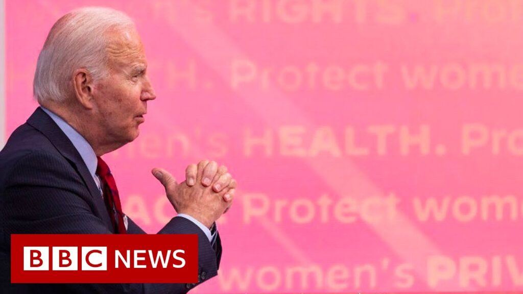 US President Joe Biden vows to protect women travelling for abortions – BBC News
