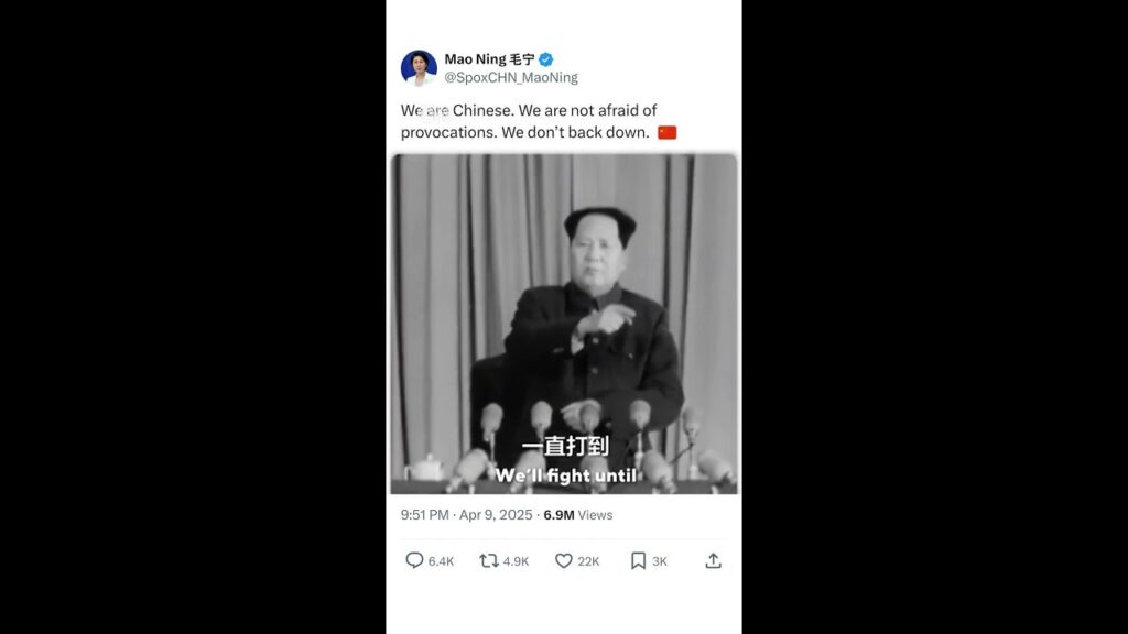 What this tweet says about the US-China trade war