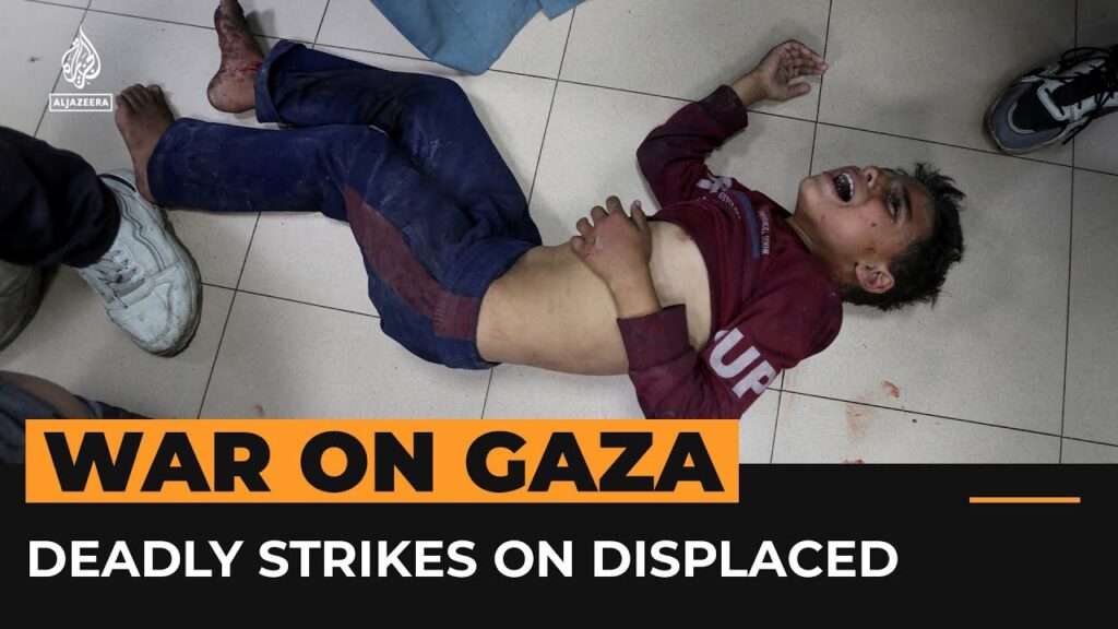 Dozens killed in Israeli strikes on the displaced in Gaza | Al Jazeera Newsfeed
