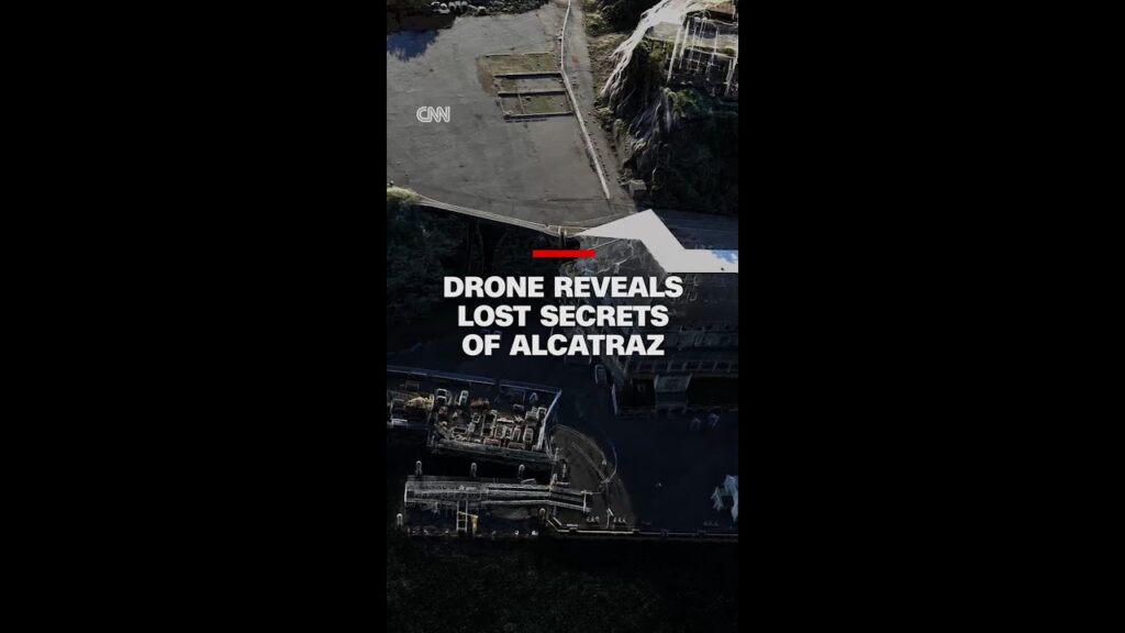 A drone and a robot dog revealed lost secrets of Alcatraz