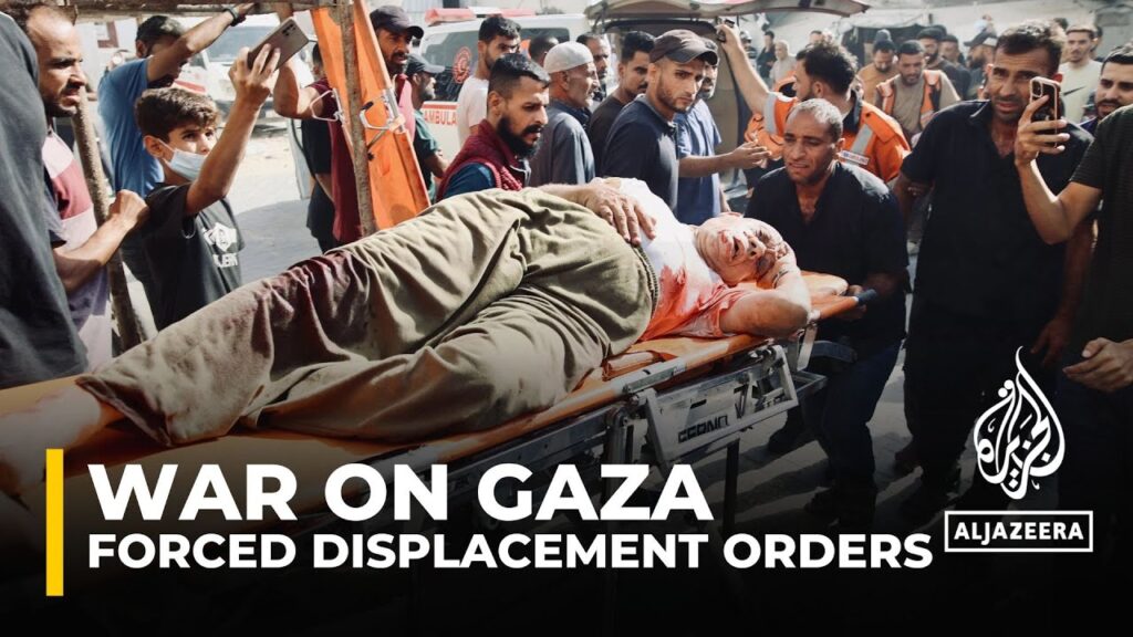 Northern Gaza hospital largely empty after Israel issues evacuation orders
