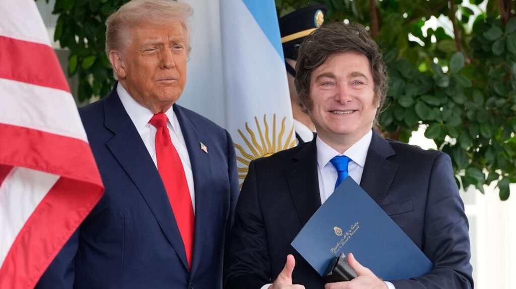Trump threatens to pull support for Argentina if its politics move leftward