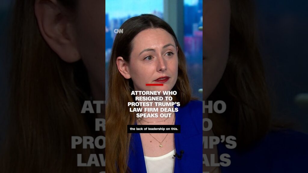 Attorney who resigned to protest Trump’s law firm deals speaks out