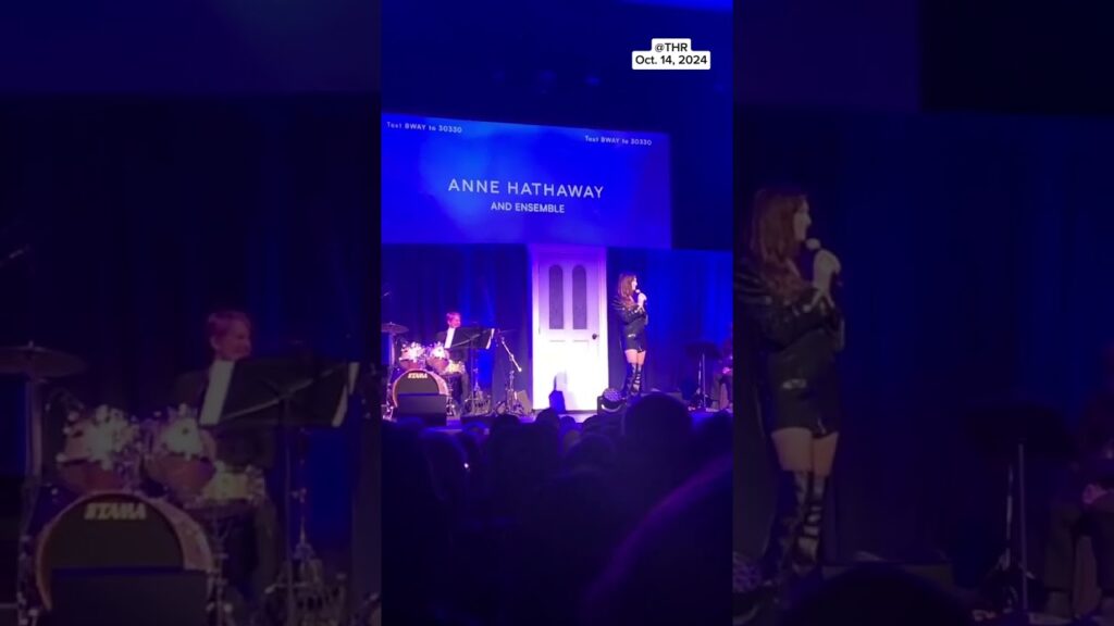 Anne Hathaway endorses Kamala Harris