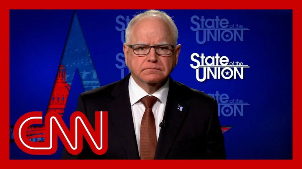 Gov. Tim Walz reacts to Kamala Harris’ ‘I told you so’ comment