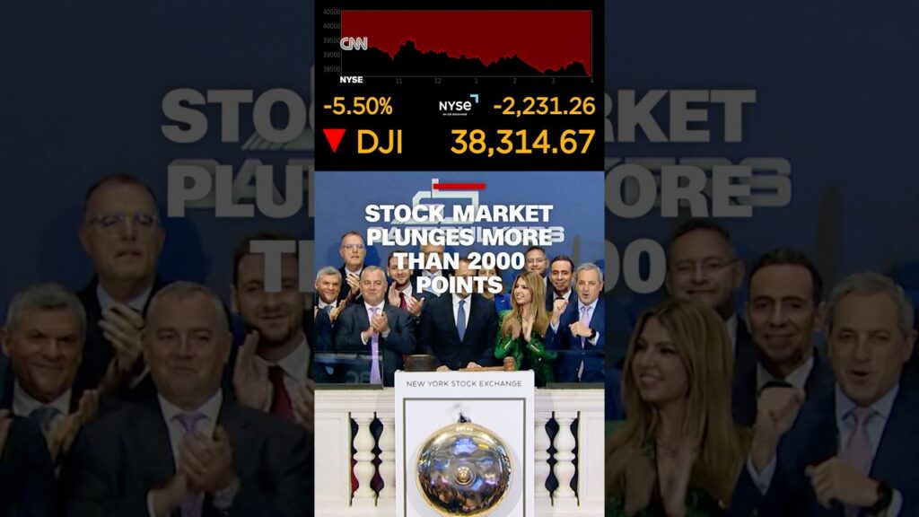 Stock market plunges more than 2000 points