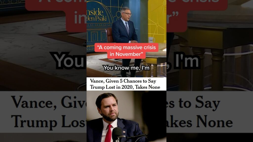 ‘A coming massive crisis in November’: Katyal reacts to JD Vance’s refusal to admit Trump lost