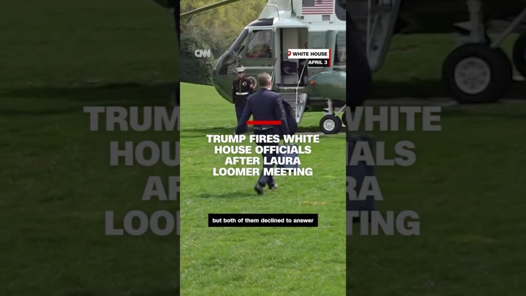 Trump fires White House officials after Laura Loomer meeting