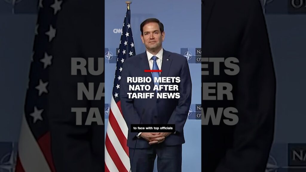 Rubio meets NATO after tariff news