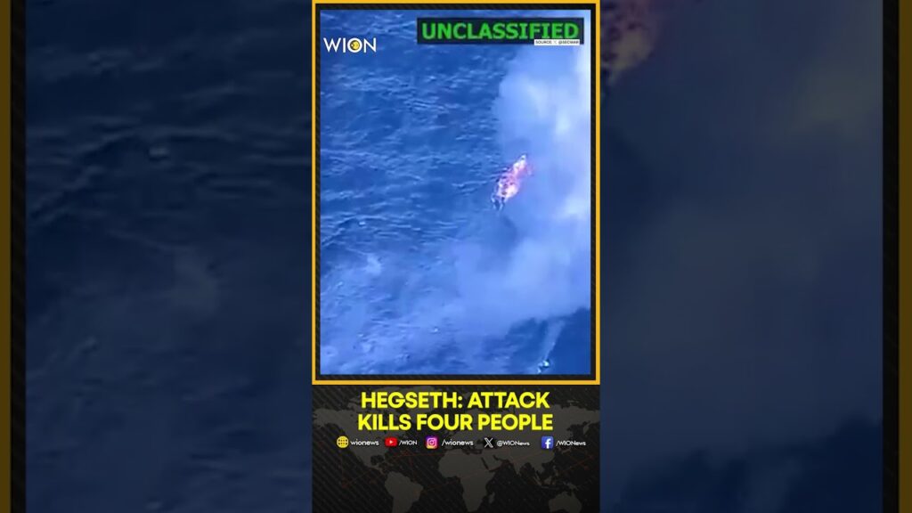 US Strikes An Alleged Drug-Smuggling Boat Off The Coast Of Venezuela | WION Shorts