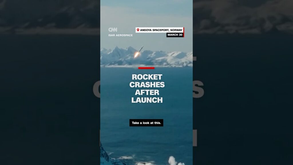 Video shows orbital rocket crash moments after launch
