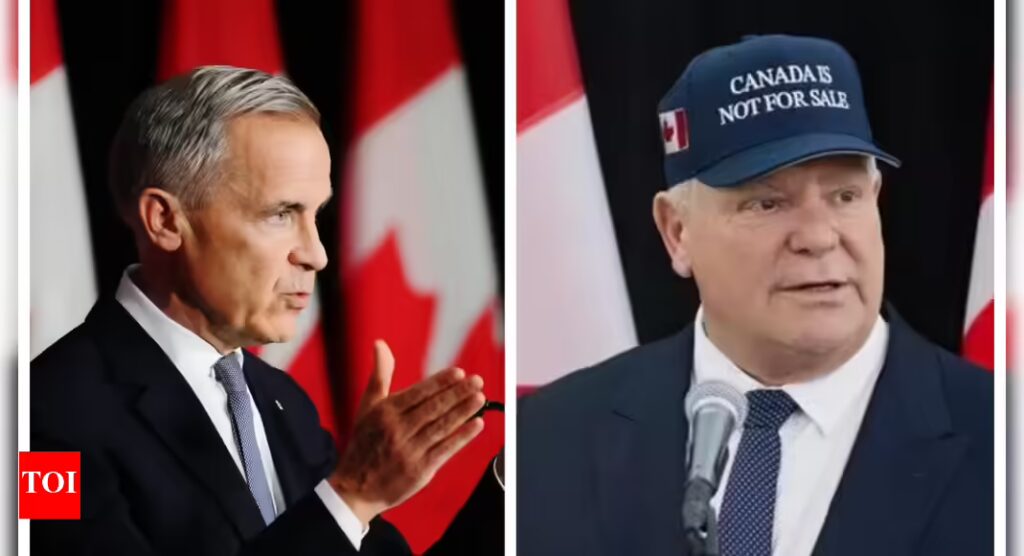 ‘God bless…’: Doug Ford reacts to Trump’s tariff bombshell, Opposition mocks Carney as US ends trade talks with Canada ‘God bless…’: Doug Ford reacts to Trump’s tariff bombshell, Opposition mocks Carney as US ends trade talks with Canada
