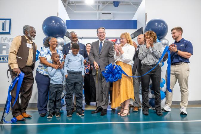 Ribbon Cut at Alvin and Yvette Harris Sports Performance Center Ribbon Cut at Alvin and Yvette Harris Sports Performance Center