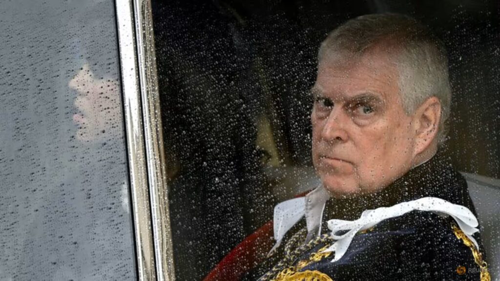 Britain’s Prince Andrew gives up title of Duke of York