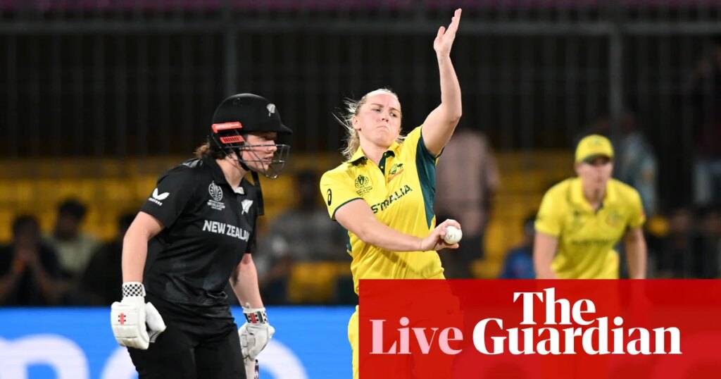 Women’s Cricket World Cup: Australia v New Zealand – live | Australia women’s cricket team