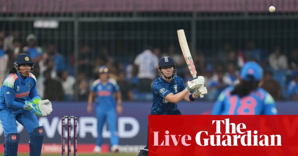 India v England: Women’s Cricket World Cup – live | Women’s Cricket World Cup