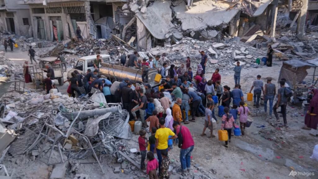 UN aid chief foresees ‘massive job’ ahead on tour of ruined Gaza