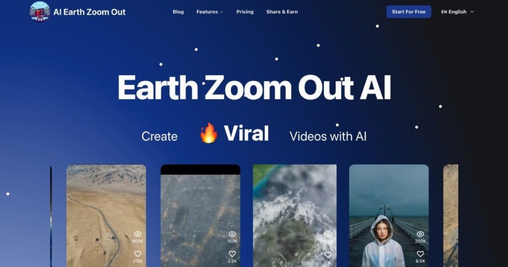 AI Earth Zoom Out: Transform Images to Videos