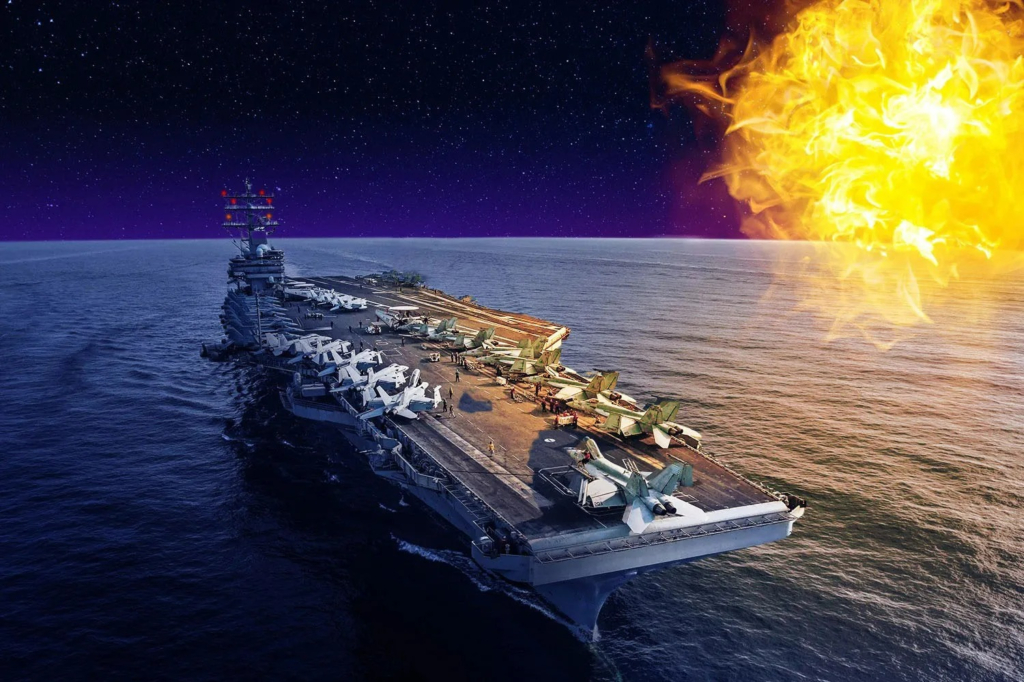How 200 sailors witnessed ‘fiery UFO orb’ floating above deck of US Navy aircraft carrier… and it’s never been explained