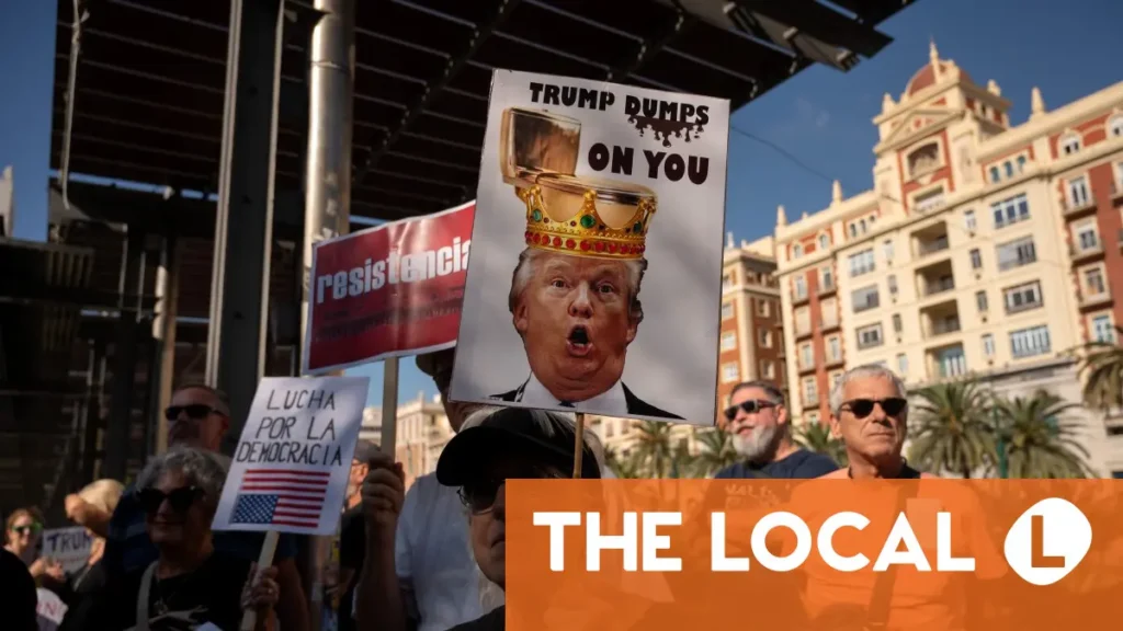 Americans in Spain slam Trump at ‘No Kings’ protests